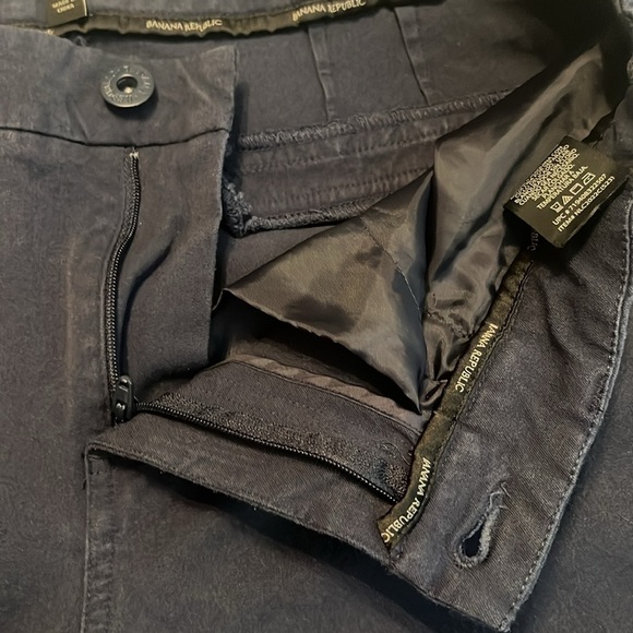 Banana Republic Women's Slim Straight Cropped Pant Isola Nights Navy Size 10 - Picture 10 of 14